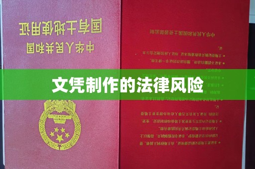 称多文凭制作的法律风险