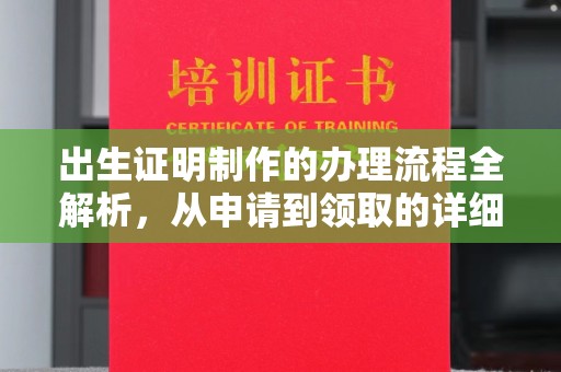 称多出生证明制作的办理流程全解析，从申请到领取的详细指南