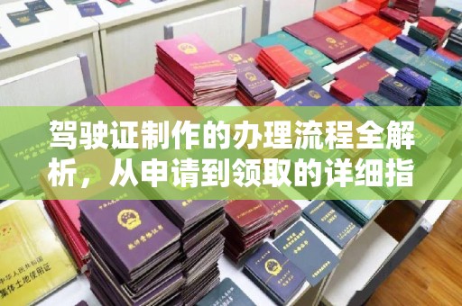 称多驾驶证制作的办理流程全解析，从申请到领取的详细指南