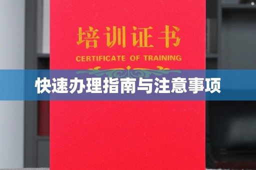 称多快速办理指南与注意事项